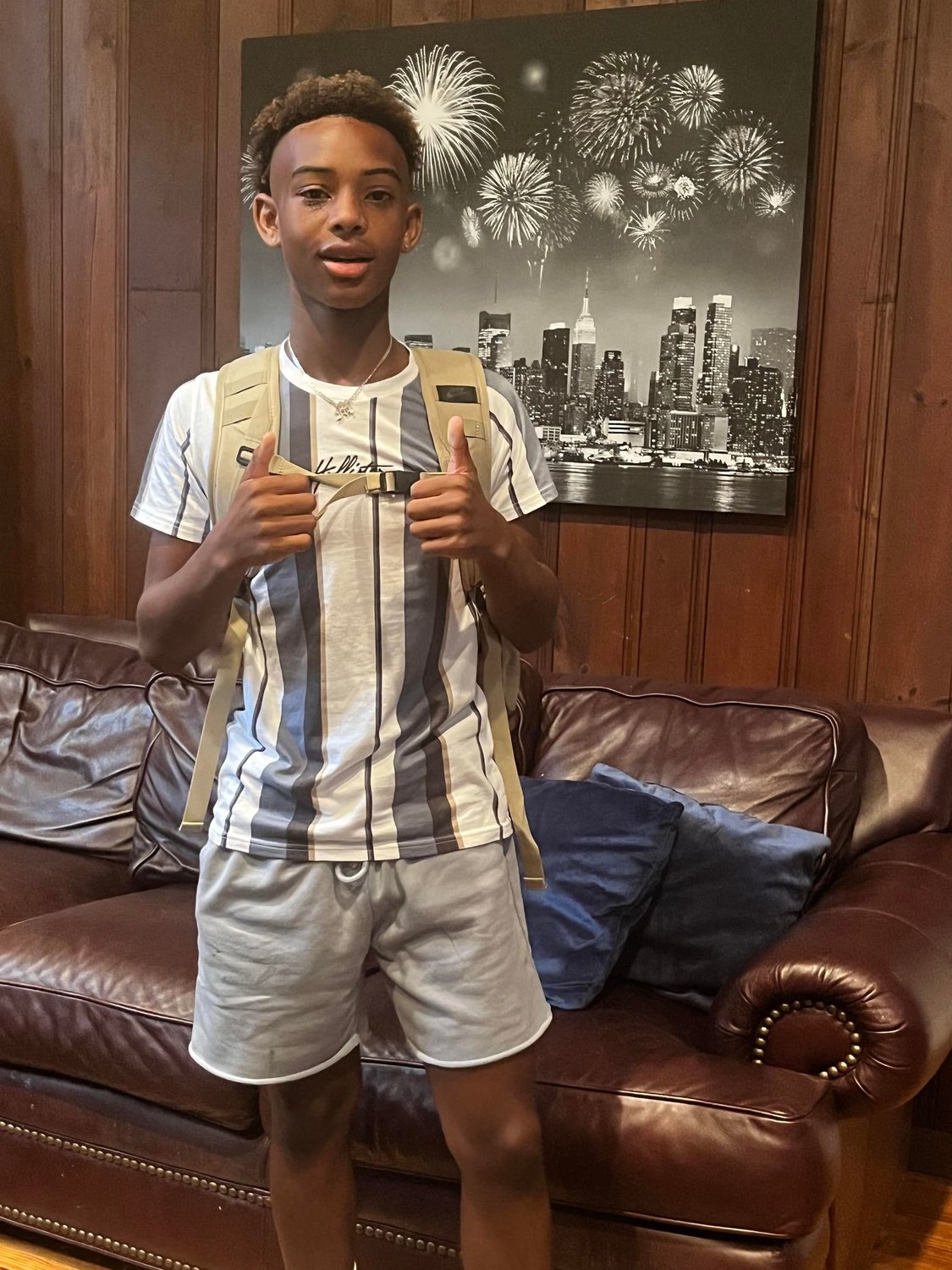 Their cousin, Marquises Miles, also headed to Center Moriches Middle School for grade 8 and is a
varsity soccer player!